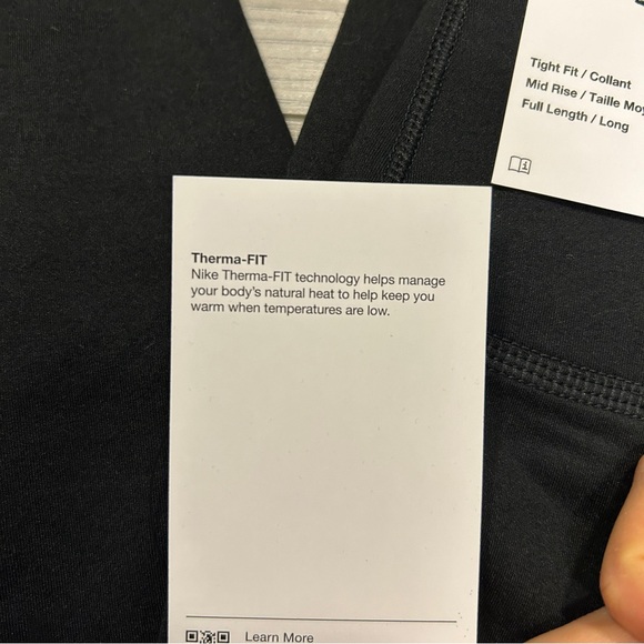 women’s nike therma fit training leggings - Picture 3 of 5